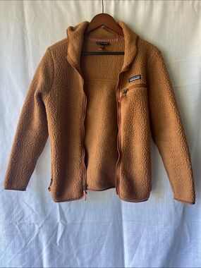 Patagonia Warm Caramel Sherpa Zip Jacket